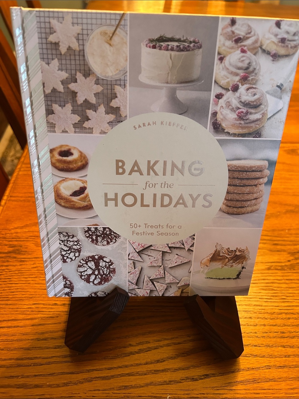 Baking for the Holidays Cookbook with Cookbook Holder